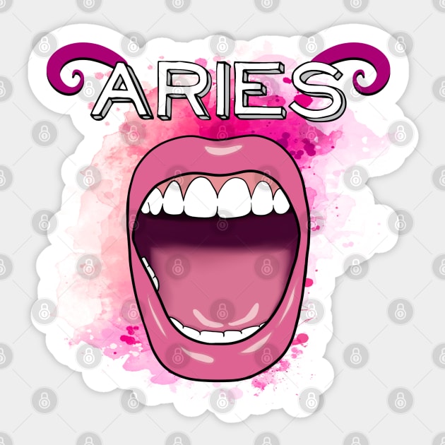 I am an Aries. Sticker by TheBadNewsB